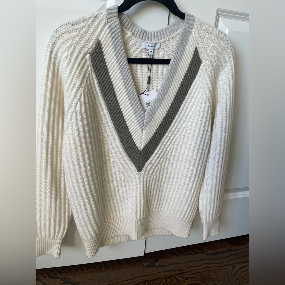 Reiss Mikey Cricket V Neck - Medium
